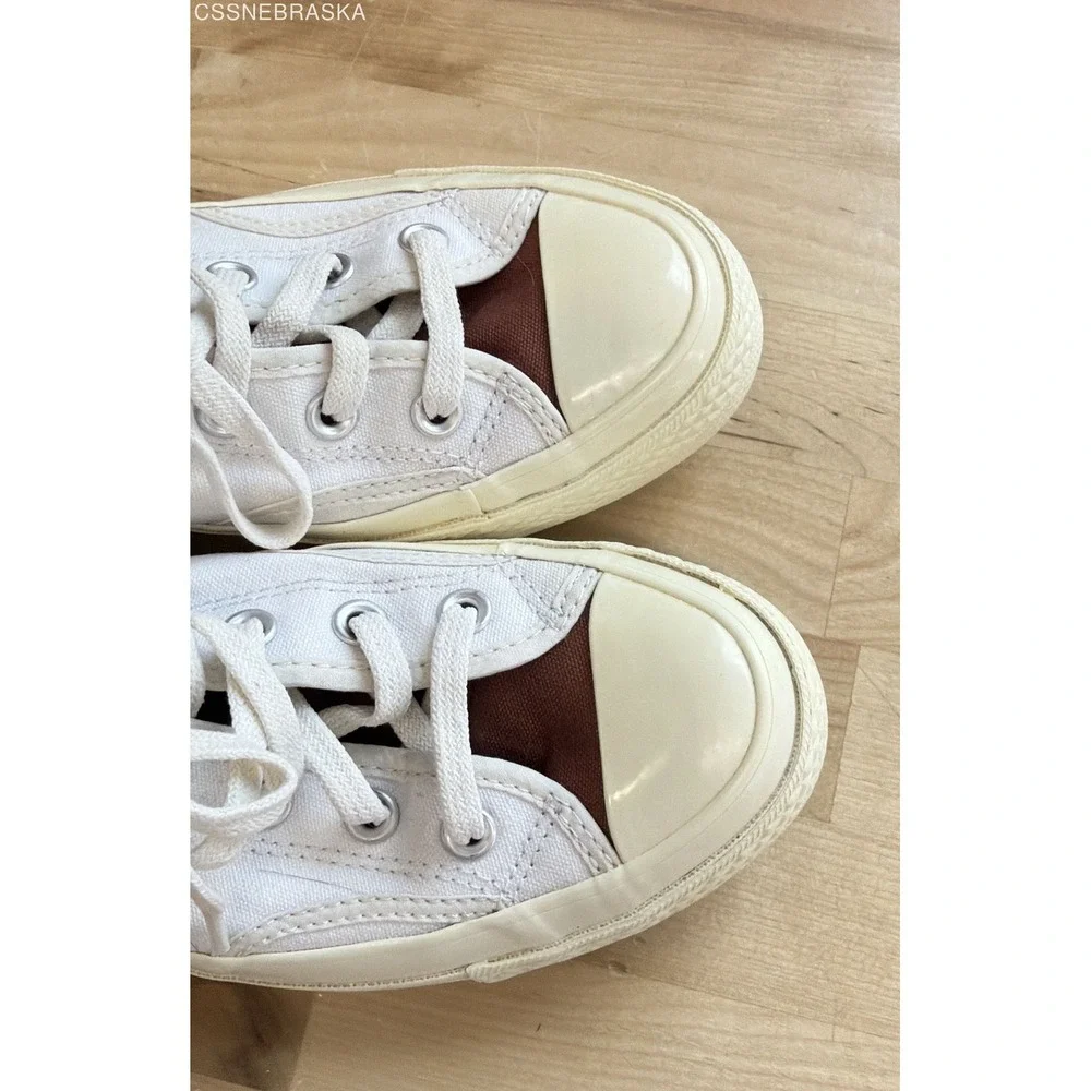 Converse White Men's A05681C Chuck 70 High Clubhouse Oak - Size 5